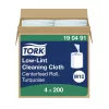 Tork szöszszegény tisztítókendő utántöltő - kék, 60m (Karton - 4 tek)