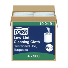   Tork szöszszegény tisztítókendő utántöltő - kék, 60m (Karton - 4 tek)