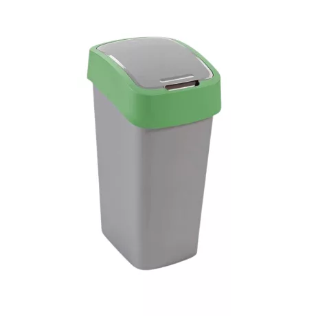 Curver Pacific Flip Bin billenőfedeles szelektív hulladékgyűjtő szemetes Zöld 45L