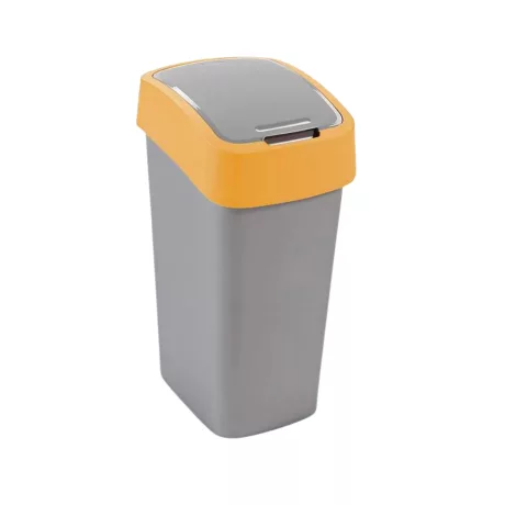 Curver Pacific Flip Bin billenőfedeles szelektív hulladékgyűjtő szemetes Sárga 45L