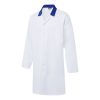 Portwest 2210 Élelmiszeripari köpeny fehér-kék