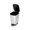 Curver Chic Bin fémhatású pedálos szemetes 25L