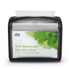   Tork Xpressnap® asztalra helyezhető szalvétaadagoló Fekete