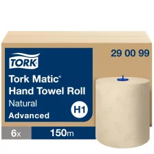   Tork Matic® tekercses kéztörlő - 2 rétegű, havanna, 150m (Karton - 6 tek)