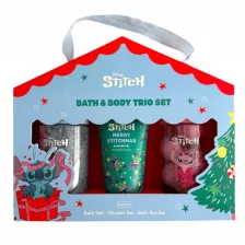   Disney Stitch ajándékcsomag fürdősó + tusfürdő + 5db fürdőbomba