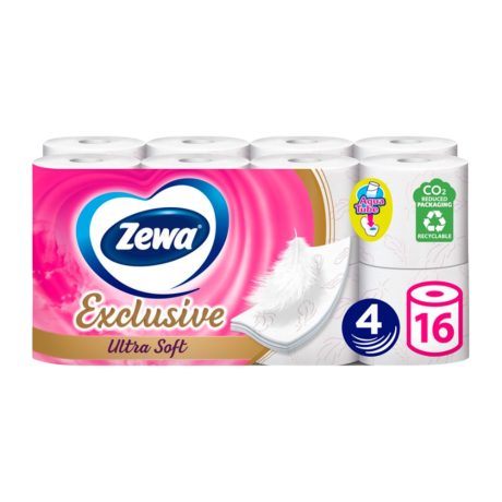 Zewa Exclusive Ultra Soft toalettpapír - 4 rétegű 16 tekercses