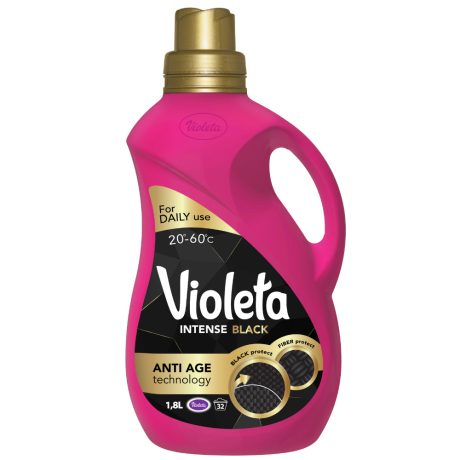 Violeta PROtect Black mosógél fekete ruhákhoz - 30 mosás 1,8L