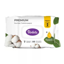 Violeta Premium Cotton nedves toalettpapír 88db