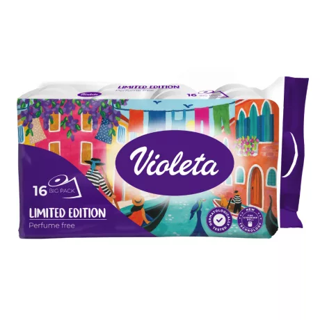 Violeta Limited Edition WC papír - 3 rétegű, 16 tekercs