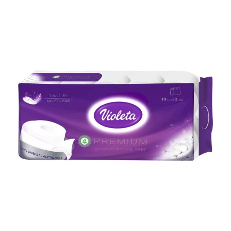 Violeta Premium WC Papír 150 lapos - 3 rétegű 10 tekercses