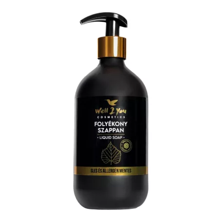 Well2You allergénmentes kézkímélő pumpás folyékony szappan 500ml