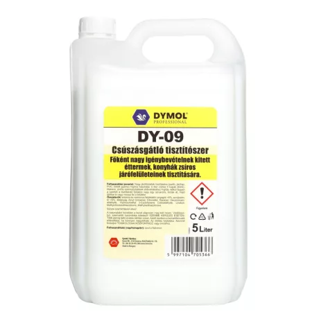Dymol DY-09 éttermi és konyhai csúszásgátló tisztítószer 5L