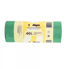 T-Depo szemeteszsák 40L - 55*62cm, 20db/tek