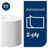 Tork belső mag nélküli Mid-size toalettpapír - 2 rétegű, hófehér, 104m (Karton - 36 tek)
