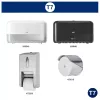 Tork belső mag nélküli Mid-size toalettpapír - 2 rétegű, hófehér, 104m (Karton - 36 tek)
