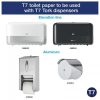 Tork belső mag nélküli Mid-size toalettpapír - 1 rétegű, fehér, 149,5m (Karton - 36 tek)