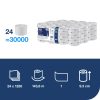 Tork OptiServe® belsőmag nélküli Mid-size toalettpapír - 1 rétegű, fehér, 143,8m (Karton - 24 tek)