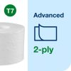 Tork OptiServe® belsőmag nélküli Mid-size toalettpapír - 2 rétegű, fehér, 94,3m (Karton - 24 tek)