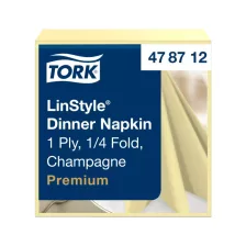   Tork LinStyle® Dinner szalvéta Pezsgő - 39x39cm, 1/4 hajtás, 50 lap