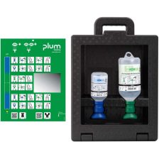   Plum 4921 Eyewash iBox 2 állomás - 1x200ml pH semleges + 1x500ml 0,9% szemkimosó