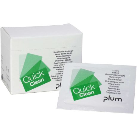 Plum 5151 QuickClean Box - Sebtisztító kendő sérülésekhez 20db