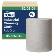   Tork ipari tisztítókendő tekercs 38cm átm. - 1 rétegű, szürke, 361m