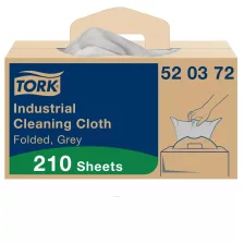 Tork ipari tisztítókendő - szürke, 41,5x35,5cm, 210 lap
