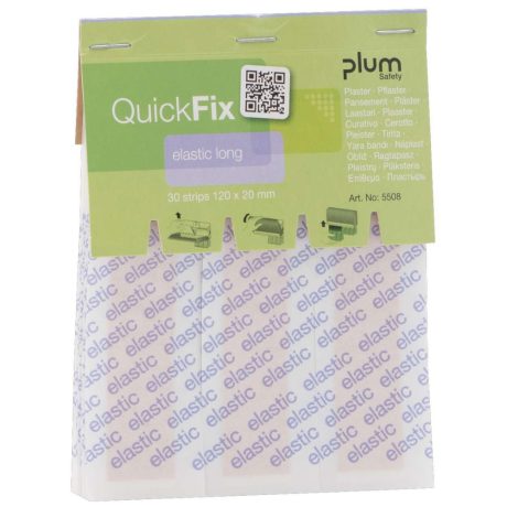 Plum 5508 QuickFix Elasztikus hosszú ragtapasz utántöltő 30db