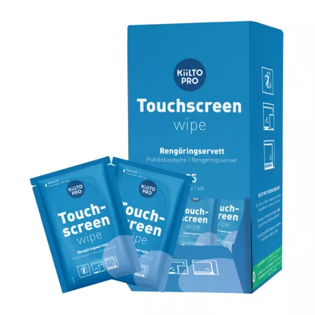 Kiilto Pro Touchscreen Wipes érintőképernyő tisztító kendő 95db