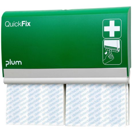 Plum 5529 QuickFix Adagoló 2x30db Kimutatható fémszálas hosszú ragtapasz utántöltővel