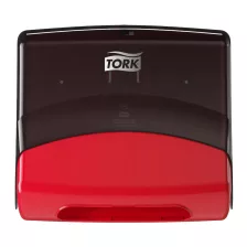 Tork hajtogatott törlőpapír adagoló Fekete-piros