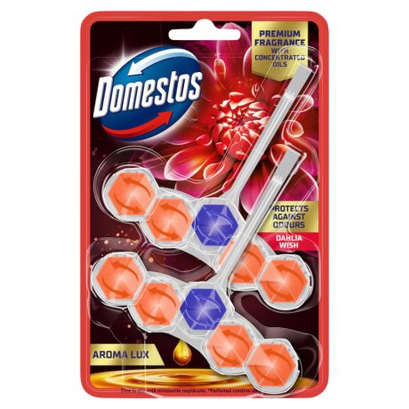 Domestos Aroma Lux WC-rúd Dahlia Wish 2x50g