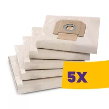   Karcher Papír porzsák 5db - NT 48, NT 65, NT 70, NT 72, NT 75, NT 80, WET VAC