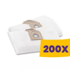   Karcher Fleece porzsákok 200db - T 10, T 12, Trek Vac 2, Trek Vac 3