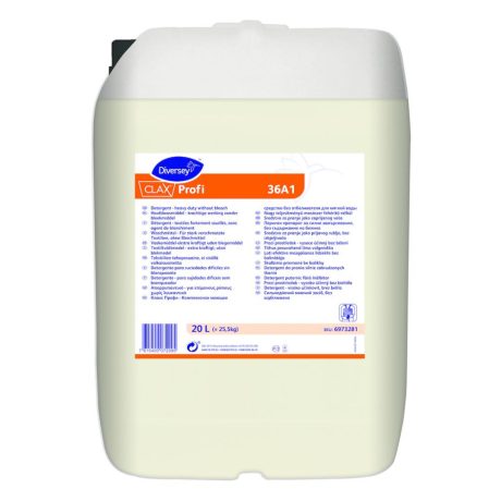 Clax Profi 36A1 Folyékony főmosószer lágy vízhez gyengén vagy közepesen szennyezett textíliákhoz 20L