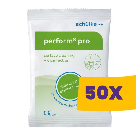 Schülke Perform® aktív oxigén alapú felületfertőtlenítő granulátum 50x40g