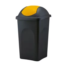 Multipat billenőfedeles szelektív szemetes Sárga 60L