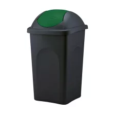 Multipat billenőfedeles szelektív szemetes Zöld 60L
