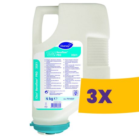 Clax Revoflow Pro 35X1 Ultra prémium mosószer fehérítővel 4kg (Karton - 3 db)