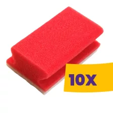 TASKI karcmentes szivacs piros 10db