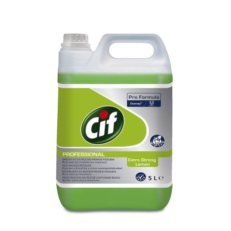 Cif Pro Formula Dishwash Extra Strong Lemon 5L - Folyékony kézi mosogatószer