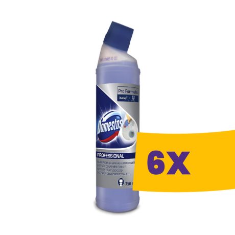 Domestos Pro Formula Toilet Cleaner & Descaler Toalett-tisztító -és vízkőoldószer 750ml (Karton - 6 db)