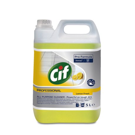 Cif Pro Formula All Purpose Cleaner Lemon Fresh Általános felülettisztítószer citrom illattal 5L