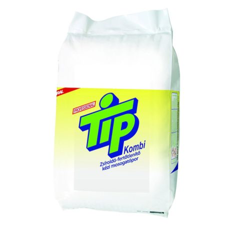 TIP Kombi Professional Fertőtlenítő kézi mosogatópor, kiváló zsíroldó hatással 10kg