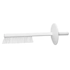 Nyeles fehér kutter kefe védőperemmel 50cm
