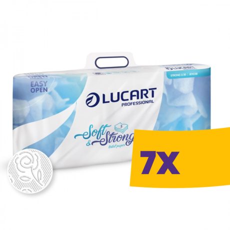 Lucart Strong 3.10 WC papír - 3 rétegű, 10 tekercses (Karton - 7 csomag)