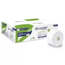   Lucart Eco 900 ID Identity WC papír 19cm átm. - 2 rétegű, fehér, 202m (Karton - 12 tekercs)