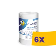   Lucart Strong 3.250 konyhai törlőpapír - 3 rétegű (Karton - 6 tekercs)