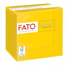   FATO Smart Table koktélszalvéta Sárga - 2 rétegű, 24x24cm, 100 lap