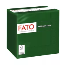   FATO Smart Table koktélszalvéta Erdőzöld - 2 rétegű, 24x24cm, 100 lap